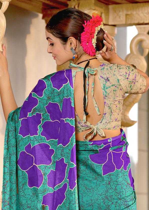 Ynf Pure Cotton RIN229 PARVATI Sarees Wholesale Printed Cotton Saree Cotton Sarees Mulmul Cotton Sarees Manufacturer