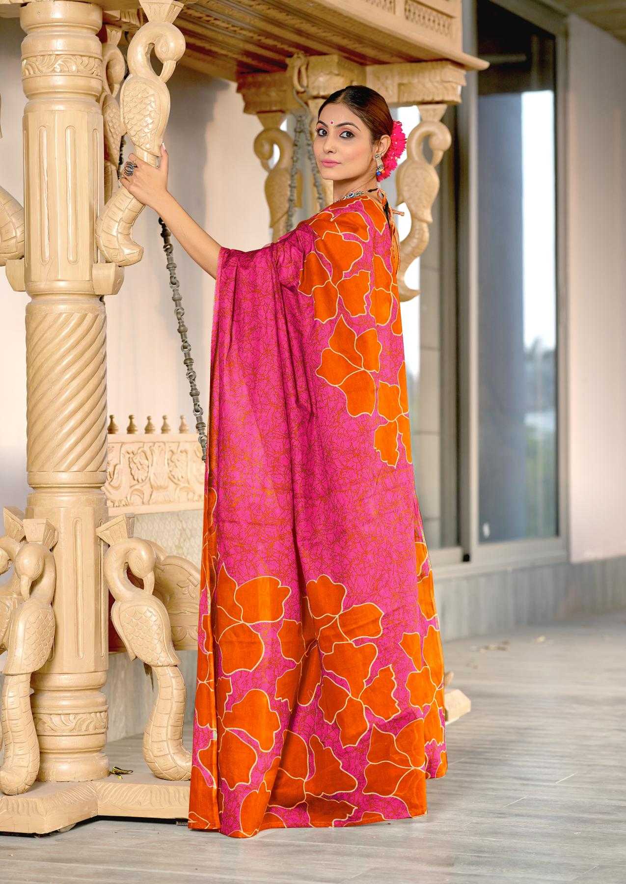 Ynf Pure Cotton RIN229 PARVATI Sarees Wholesale Printed Cotton Saree Cotton Sarees Mulmul Cotton Sarees Manufacturer