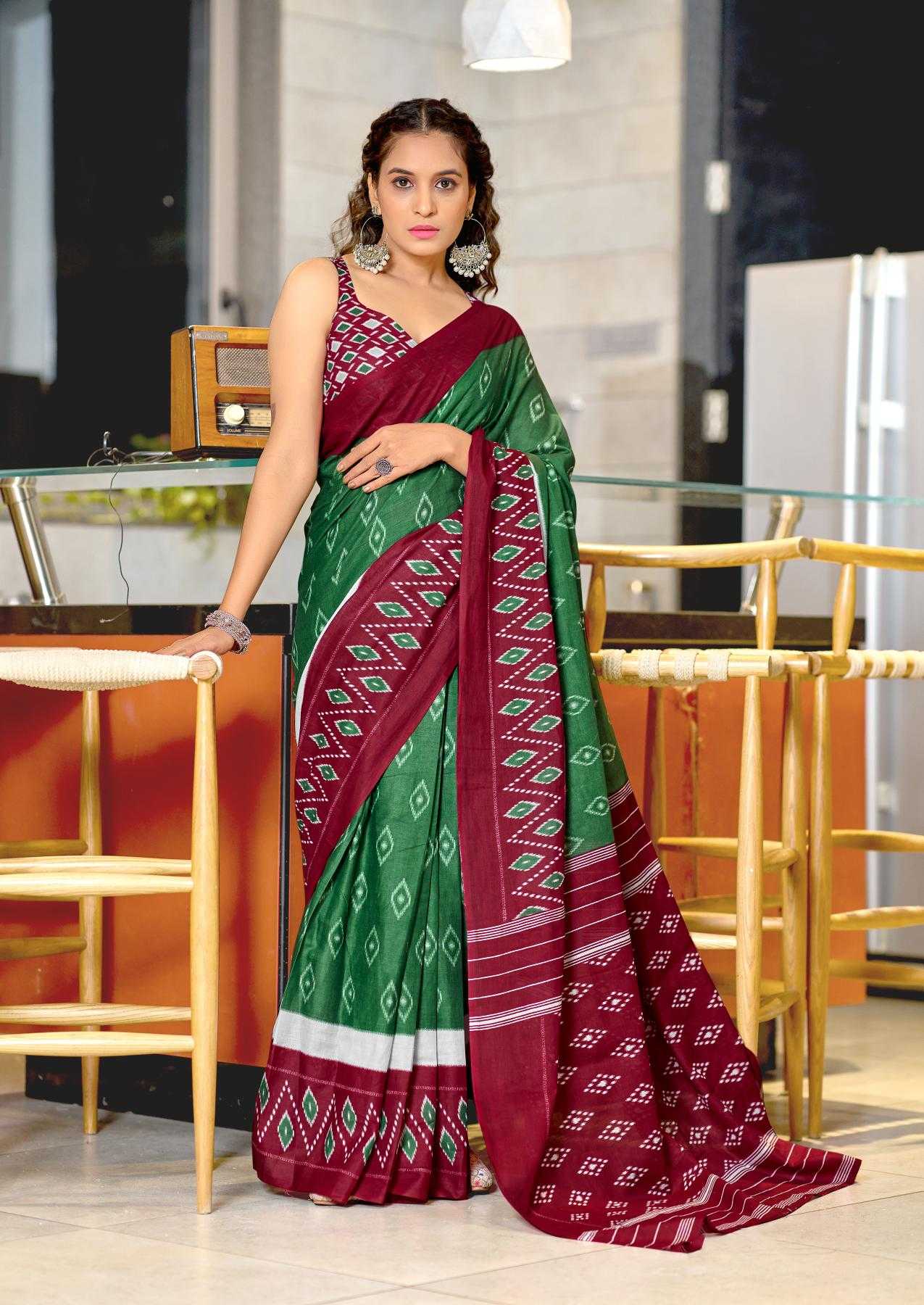 Ynf Pure Cotton RIN229 PREMWATHI Sarees Wholesale Printed Cotton Saree Cotton Sarees Mulmul Cotton Sarees Manufacturer
