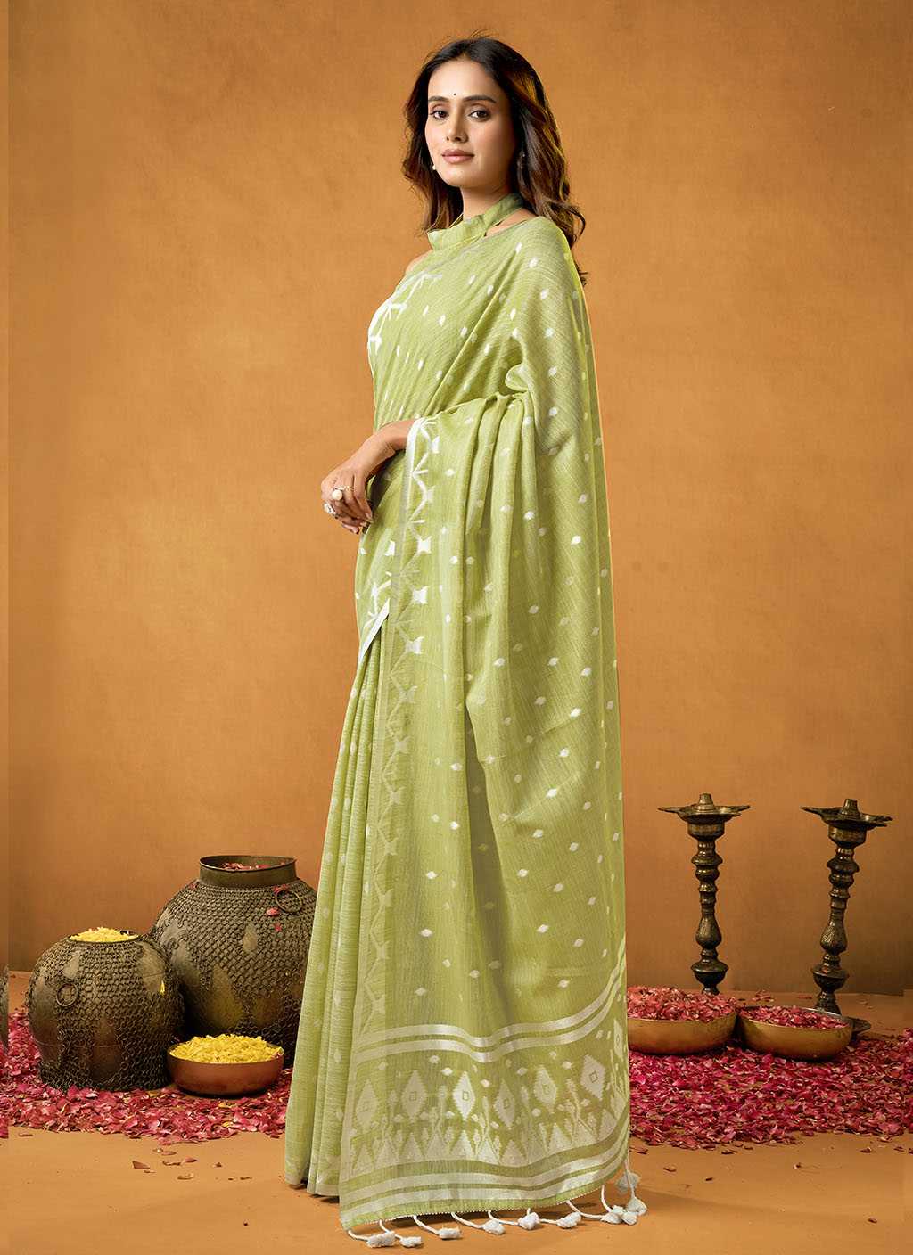 Ynf Pure Cotton Sarees Wholesale Designer Sarees Party Wear Sarees Fancy Sarees Manufacturer