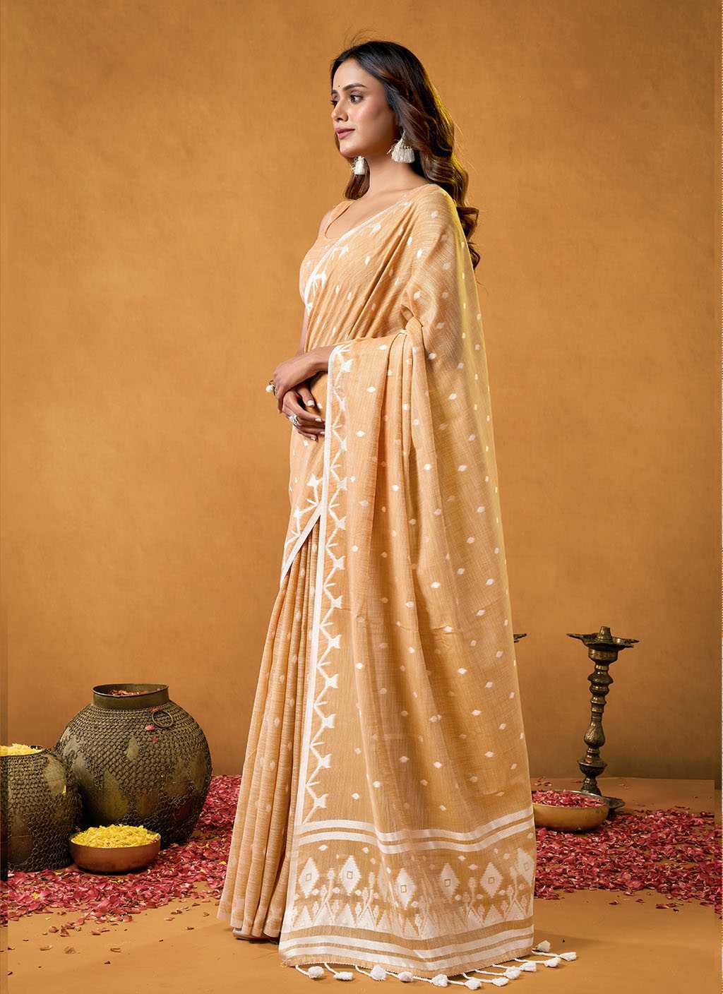 Ynf Pure Cotton Sarees Wholesale Designer Sarees Party Wear Sarees Fancy Sarees Manufacturer