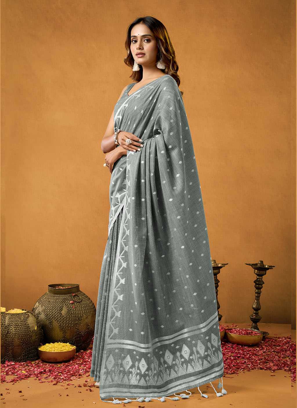 Ynf Pure Cotton Sarees Wholesale Designer Sarees Party Wear Sarees Fancy Sarees Manufacturer