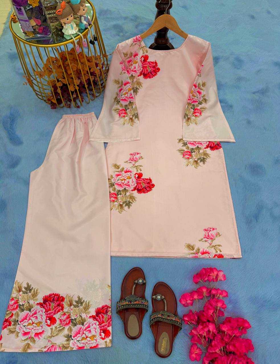 Ynf Pure Crepe KESH141 1115 Suits & Dresses Wedding Collections Festive Collections Wholesale Printed Suits Palazzo Suit Party Wear Dresses Manufacturer