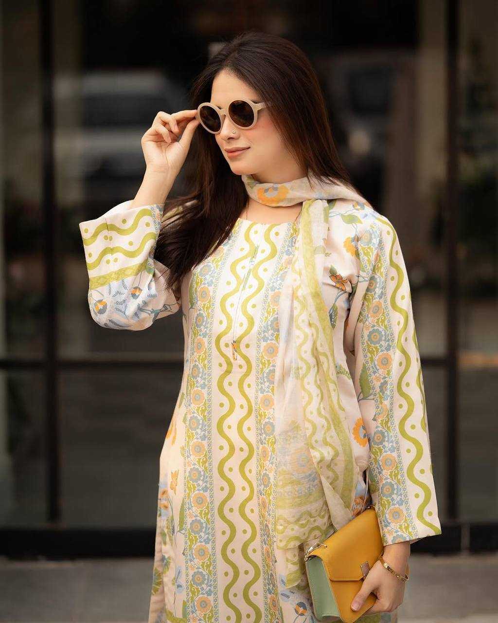 Ynf Pure Crepe KESH141 1118 Suits & Dresses Western Wears Festive Collections Wholesale Co-ord Set Party Wear Dresses Printed Dresses Manufacturer