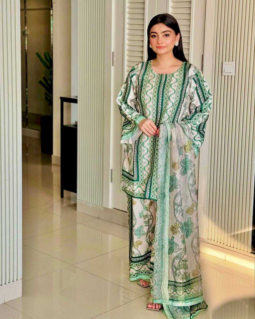 Ynf Pure Crepe KESH141 1119 Suits & Dresses Western Wears Festive Collections Wholesale Co-ord Set Casual Dresses Printed Dresses Manufacturer