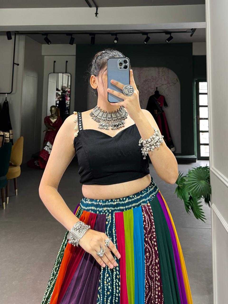 Ynf Pure Rayon KESH134 1703 Lehengas Festive Collections Wholesale Gota Patti Lehenga Navratri Chaniya Choli Manufacturer