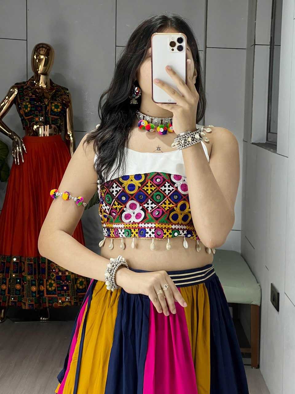 Ynf Pure Rayon RIN119 8049 Lehengas Wedding Collections Festive Collections Wholesale Designer Lehenga Choli Lehenga With Blouse Navratri Chaniya Choli Manufacturer