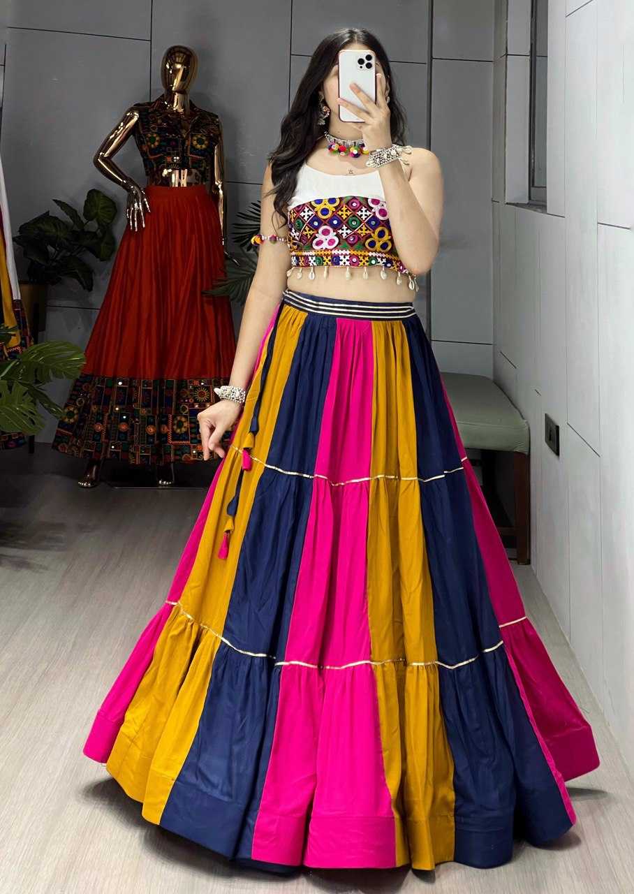 Ynf Pure Rayon RIN119 8049 Lehengas Wedding Collections Festive Collections Wholesale Designer Lehenga Choli Lehenga With Blouse Navratri Chaniya Choli Manufacturer