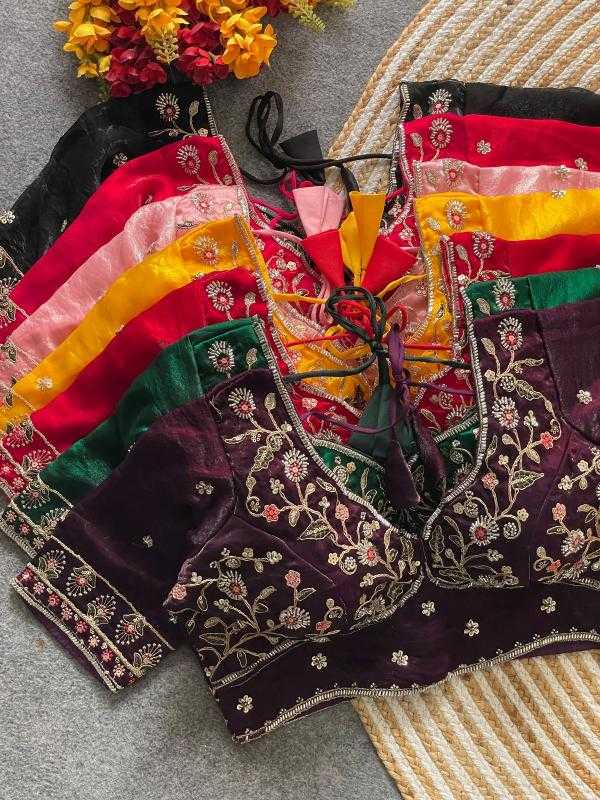 Ynf Pure Silk KESH426 BEADS-10 Readymade Blouses Wholesale Designer Blouse Fashion Blouse Silk Blouse Manufacturer
