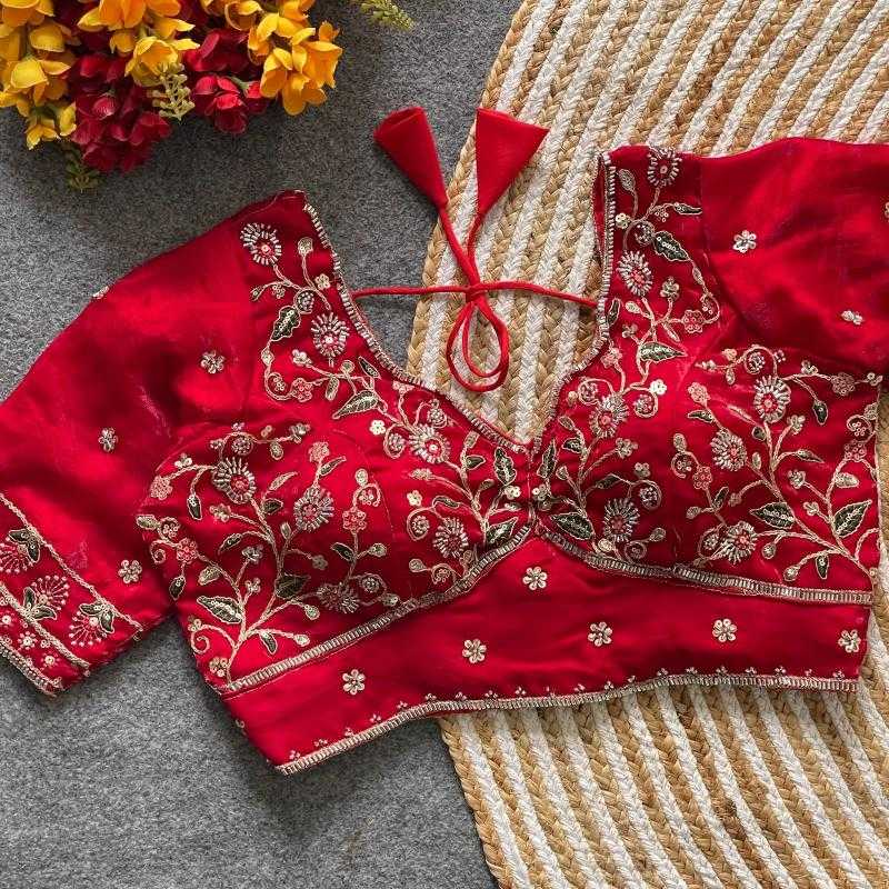 Ynf Pure Silk KESH426 BEADS-10 Readymade Blouses Wholesale Designer Blouse Fashion Blouse Silk Blouse Manufacturer