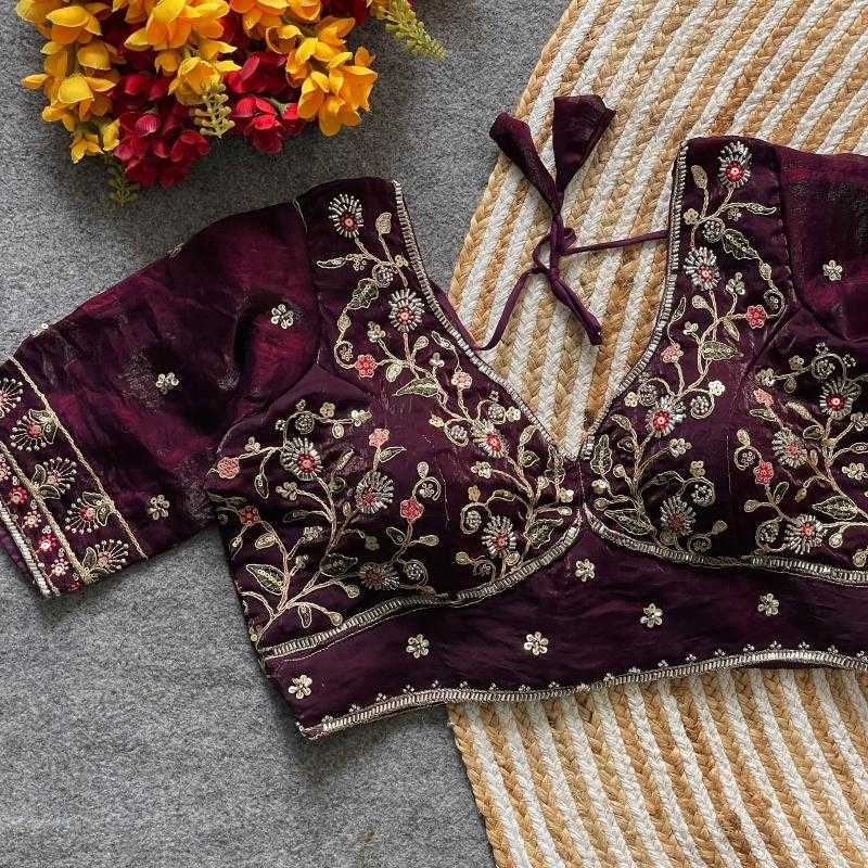 Ynf Pure Silk KESH426 BEADS-10 Readymade Blouses Wholesale Designer Blouse Fashion Blouse Silk Blouse Manufacturer