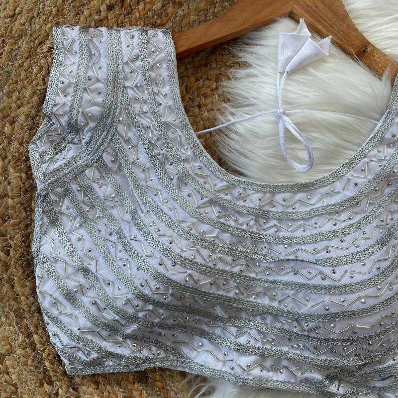 Ynf Pure Silk KESH426 Pearl Blouses Readymade Blouses Festive Collections Wholesale Blouse Silk Blouse Onam Collections Manufacturer