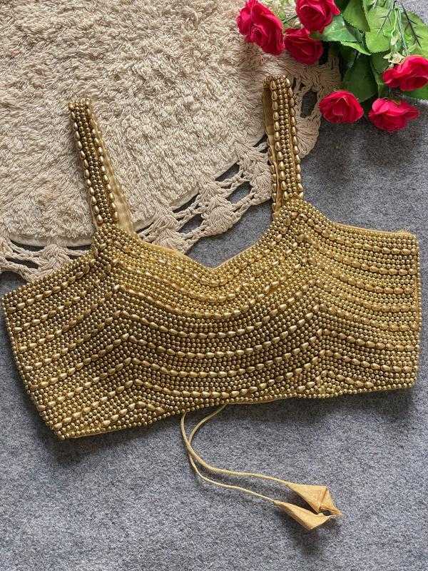Ynf Pure Silk KESH426 Spaghetti Readymade Blouses Wholesale Sleeveless Blouse Party Wear Blouse Silk Blouse Manufacturer