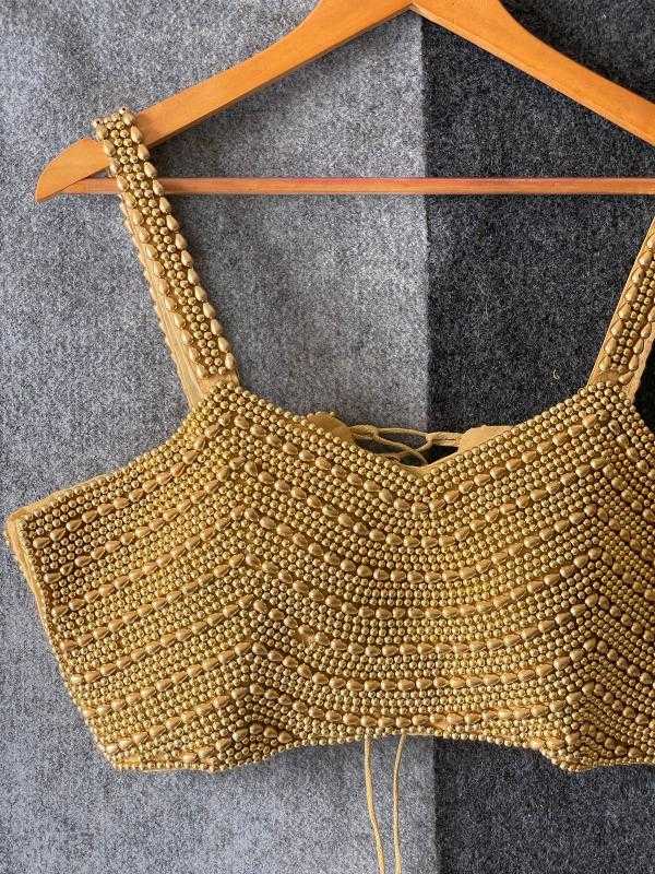 Ynf Pure Silk KESH426 Spaghetti Readymade Blouses Wholesale Sleeveless Blouse Party Wear Blouse Silk Blouse Manufacturer