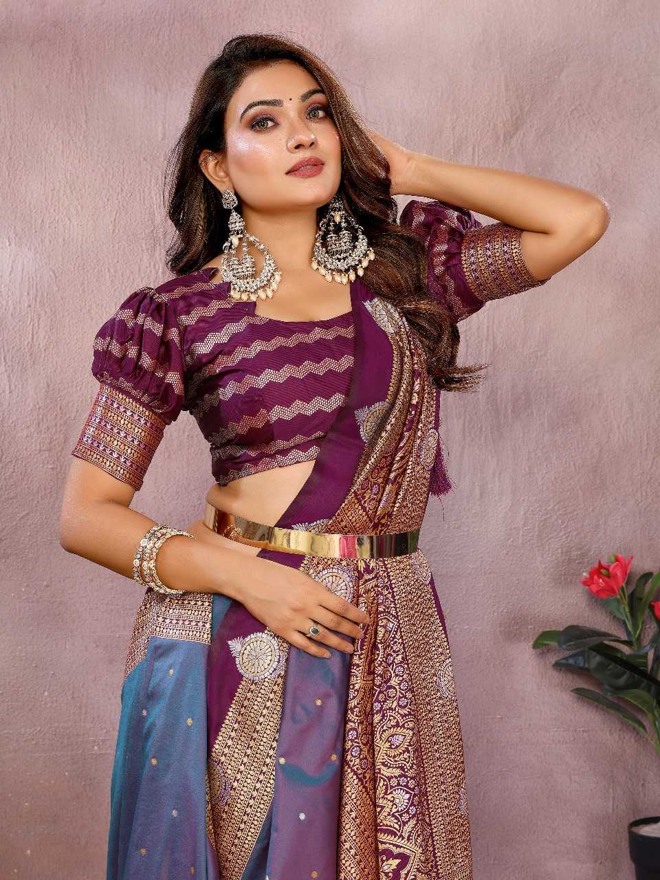 Ynf Pure Silk RIN144 sanmati Silk Sarees Wedding Collections Festive Collections Wholesale Handloom Sarees Zari Border Silk Sarees Kalamkari Silk Sarees Manufacturer
