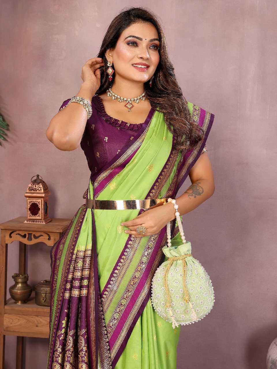Ynf Pure Silk RIN144 sndar Silk Sarees Wedding Collections Wholesale Handloom Sarees Zari Border Silk Sarees Kalamkari Silk Sarees Manufacturer