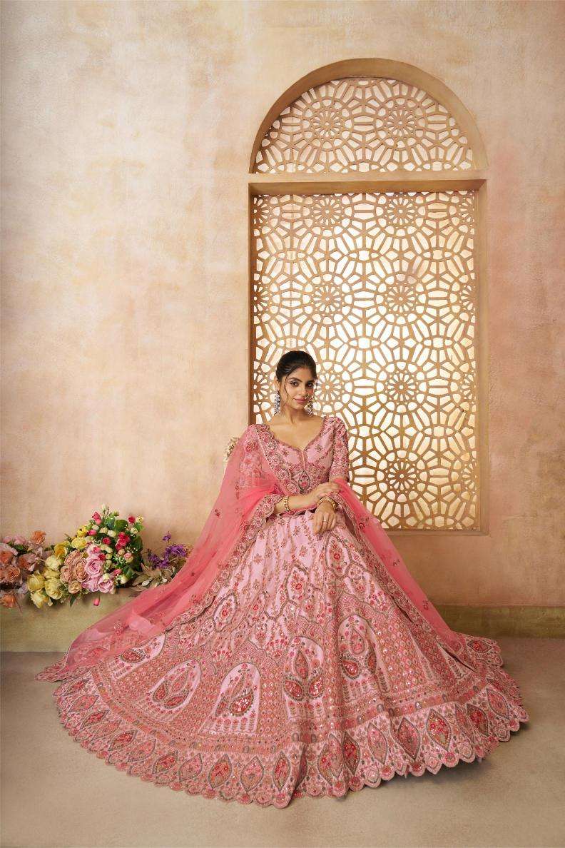 Ynf Pure Silk RIN230 14 Lehengas Wholesale Fancy Lehenga Silk Lehenga Embroidered Lehenga Manufacturer