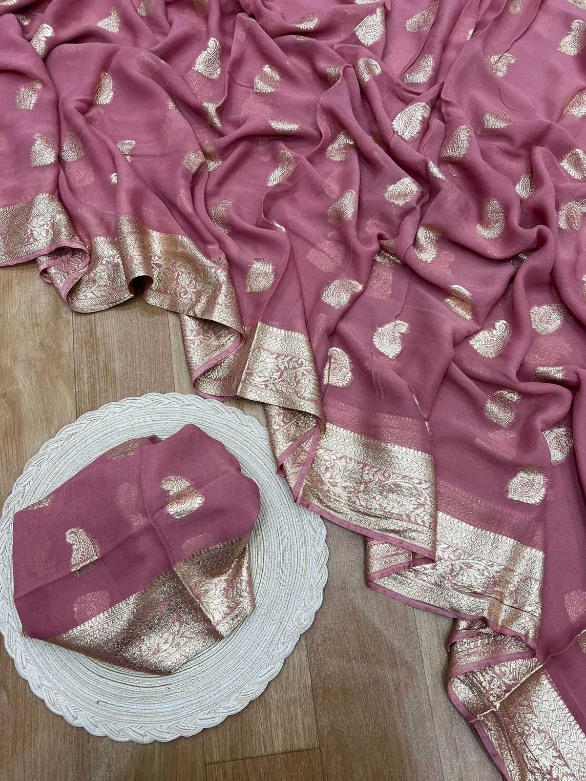 Ynf Pure Viscos RIN198 Quality Sarees Wedding Collections Festive Collections Wholesale Designer Sarees Georgette Sarees Viscose Saree Manufacturer