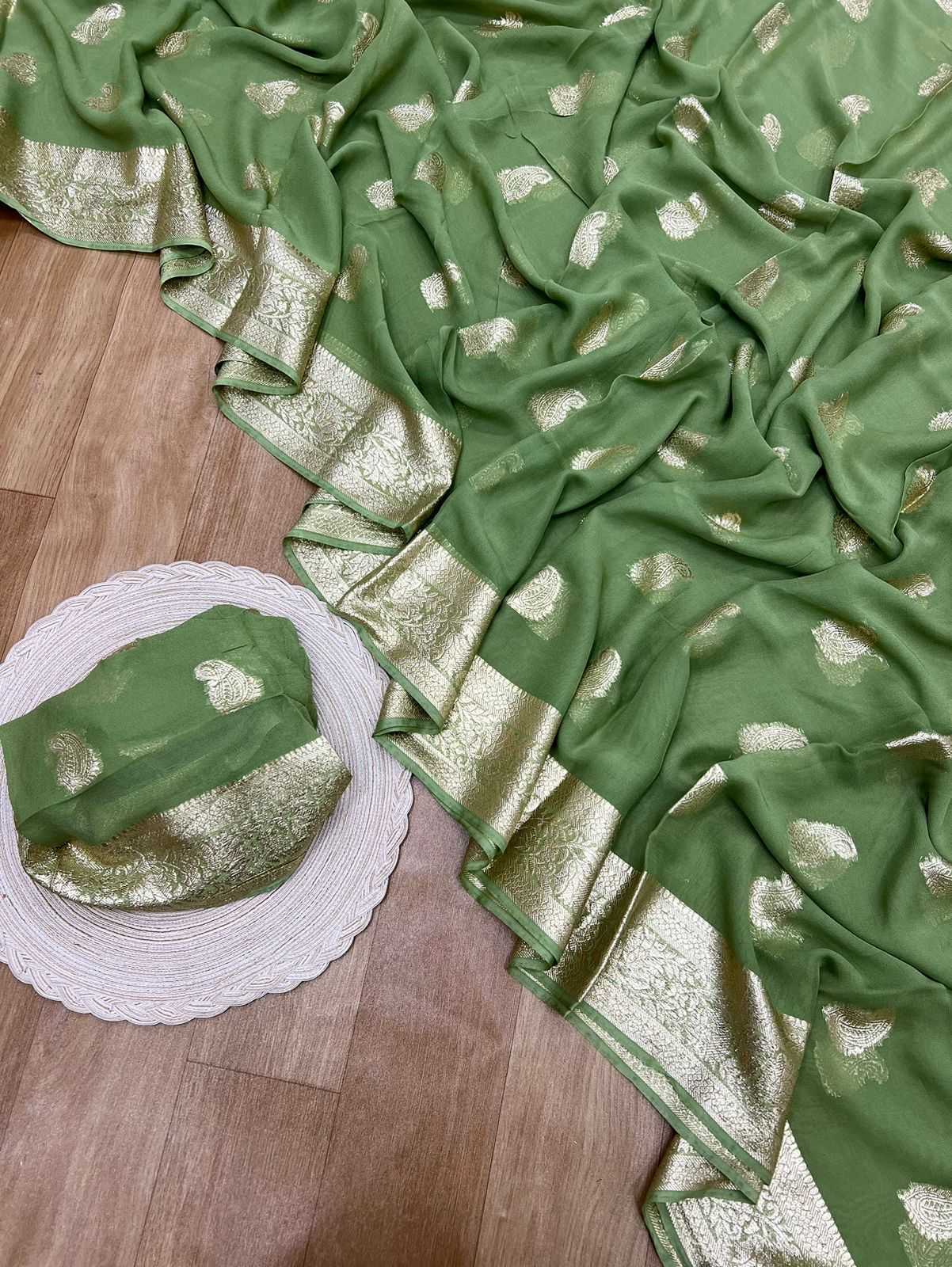 Ynf Pure Viscos RIN198 Quality Sarees Wedding Collections Festive Collections Wholesale Designer Sarees Georgette Sarees Viscose Saree Manufacturer