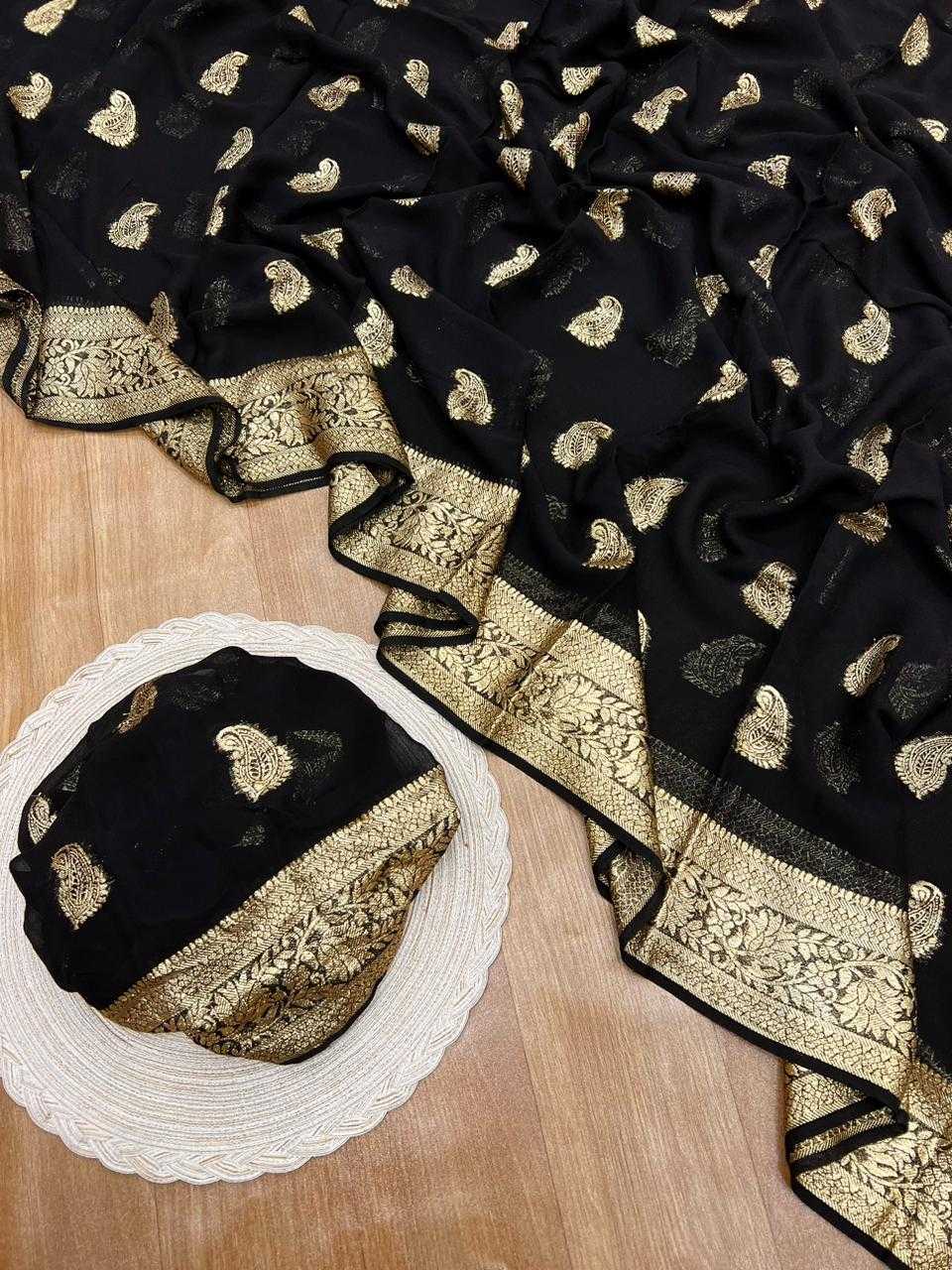 Ynf Pure Viscos RIN198 Quality Sarees Wedding Collections Festive Collections Wholesale Designer Sarees Georgette Sarees Viscose Saree Manufacturer