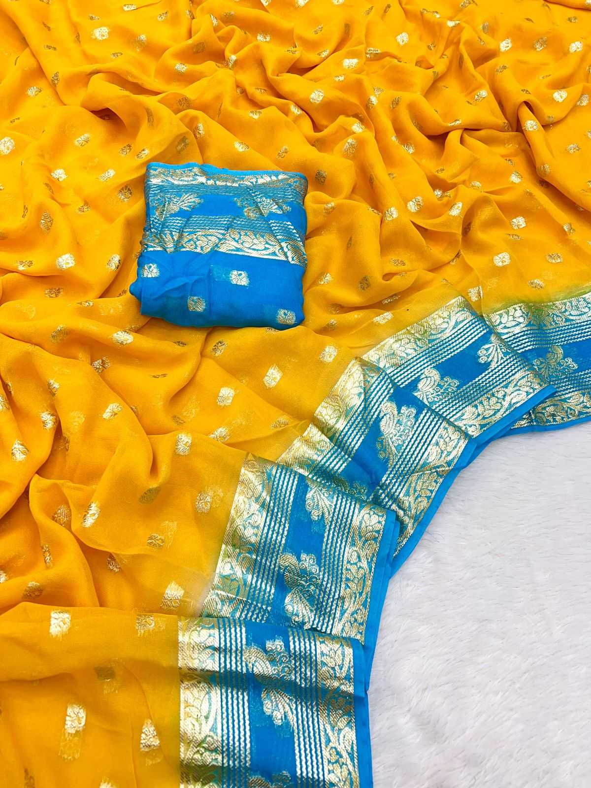 Ynf Pure Viscos RIN198 We Sarees Wedding Collections Wholesale Designer Sarees Georgette Sarees Viscose Saree Manufacturer