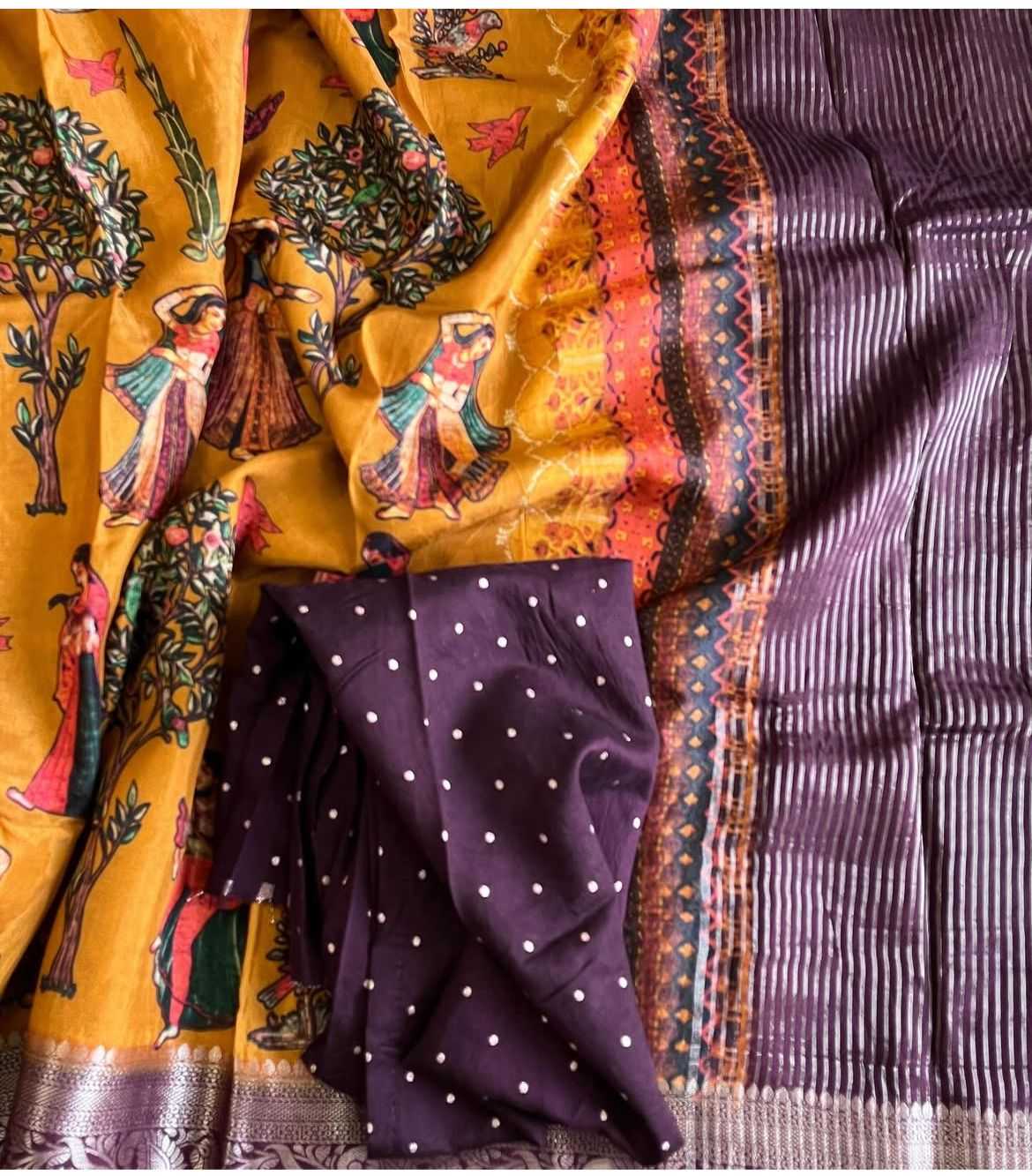 Ynf Pure Viscos RIN203 elegant Sarees Wedding Collections Festive Collections Wholesale Printed Sarees Kalamkari Sarees Viscose Saree Manufacturer