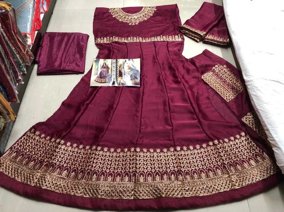 Ynf Rangoli Silk KESH504 3335 Suits & Dresses Wholesale Semi Stitched Suits Floor-Length Suits Semi-Stitched Suits Manufacturer