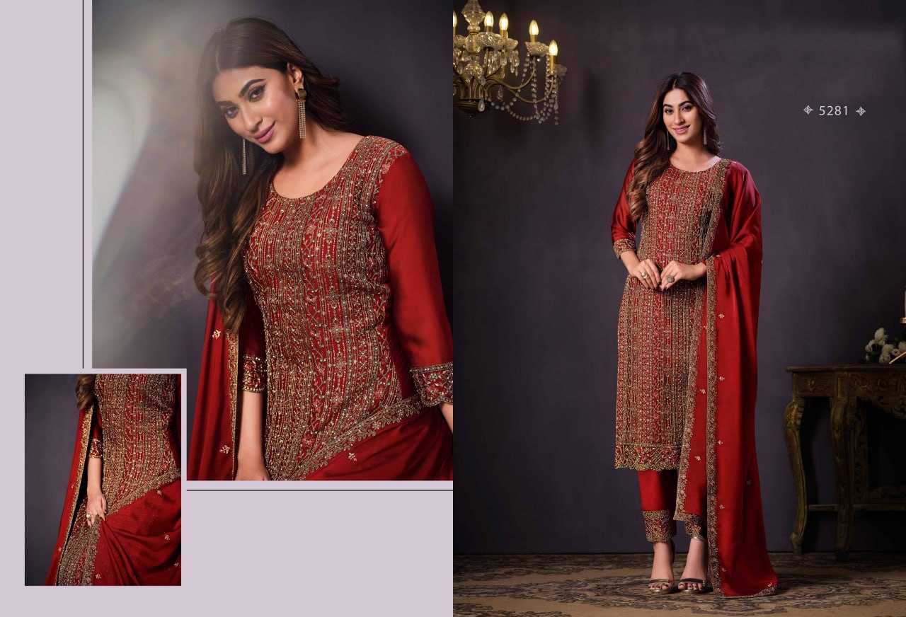 Ynf Rangoli Silk KESH504 5281 Suits & Dresses Wholesale Semi-Stitched Suits A-Line Suits Casual Dresses Manufacturer
