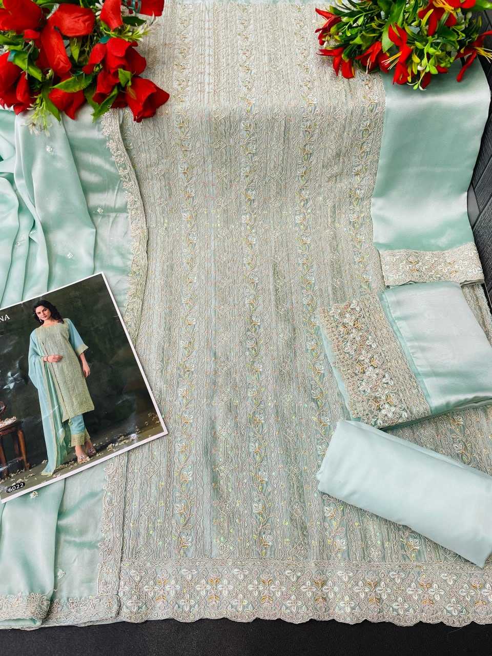 Ynf Rangoli Silk KESH504 6021 Suits & Dresses Wholesale Ladies Suits Party wear suits Embroidered Suits Manufacturer