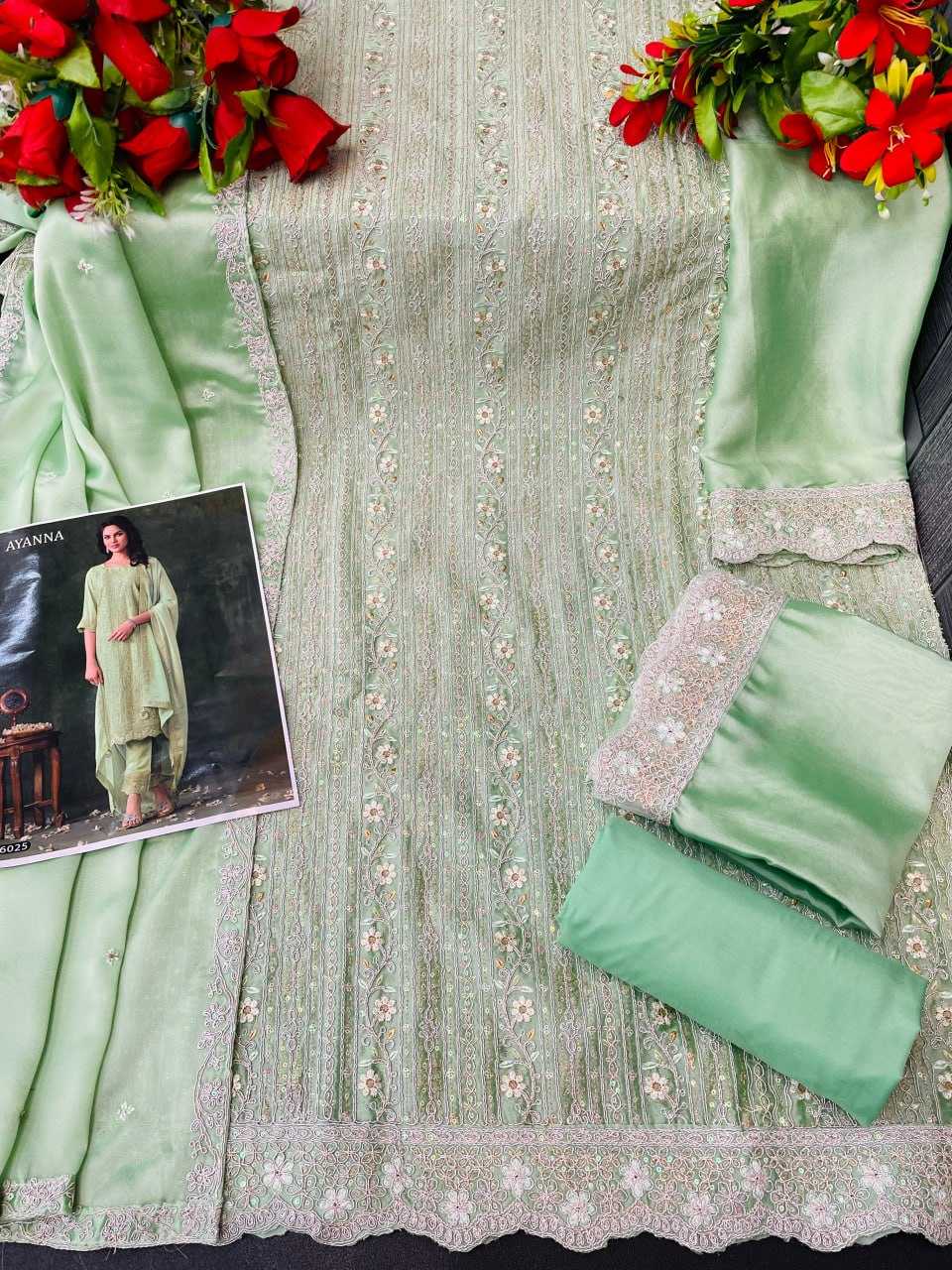 Ynf Rangoli Silk KESH504 6021 Suits & Dresses Wholesale Ladies Suits Party wear suits Embroidered Suits Manufacturer