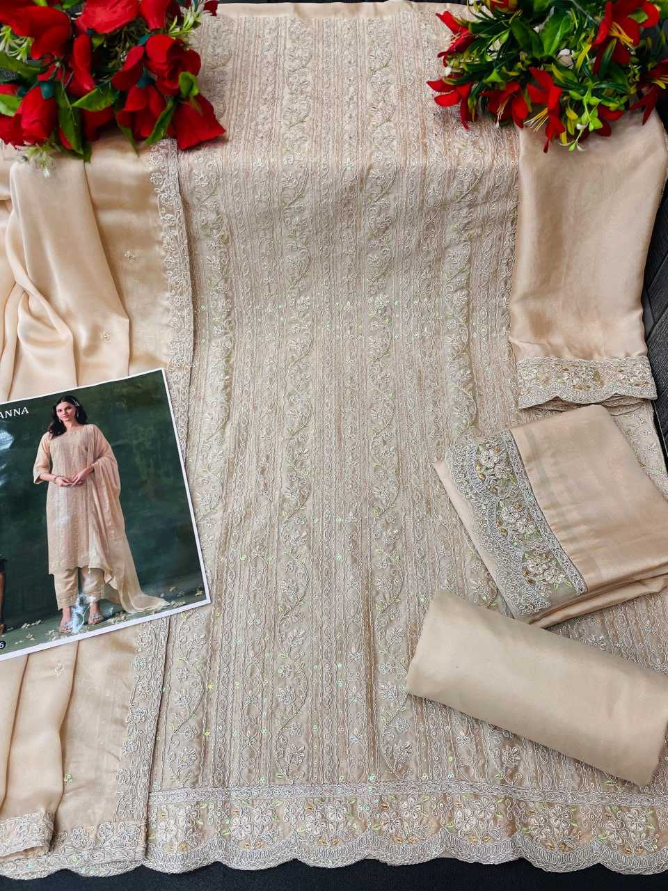 Ynf Rangoli Silk KESH504 6021 Suits & Dresses Wholesale Ladies Suits Party wear suits Embroidered Suits Manufacturer