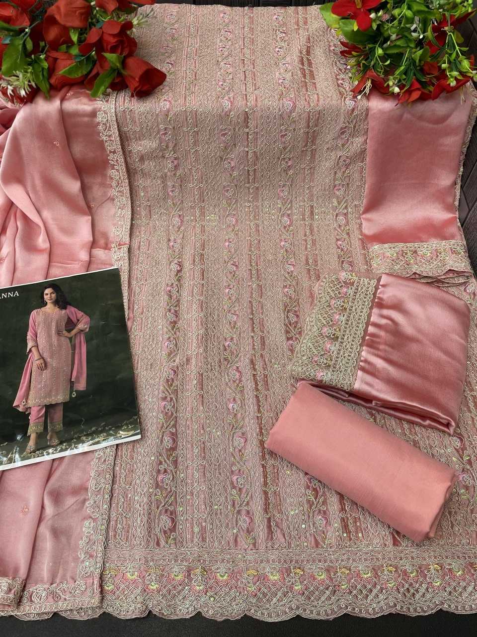 Ynf Rangoli Silk KESH504 6021 Suits & Dresses Wholesale Ladies Suits Party wear suits Embroidered Suits Manufacturer