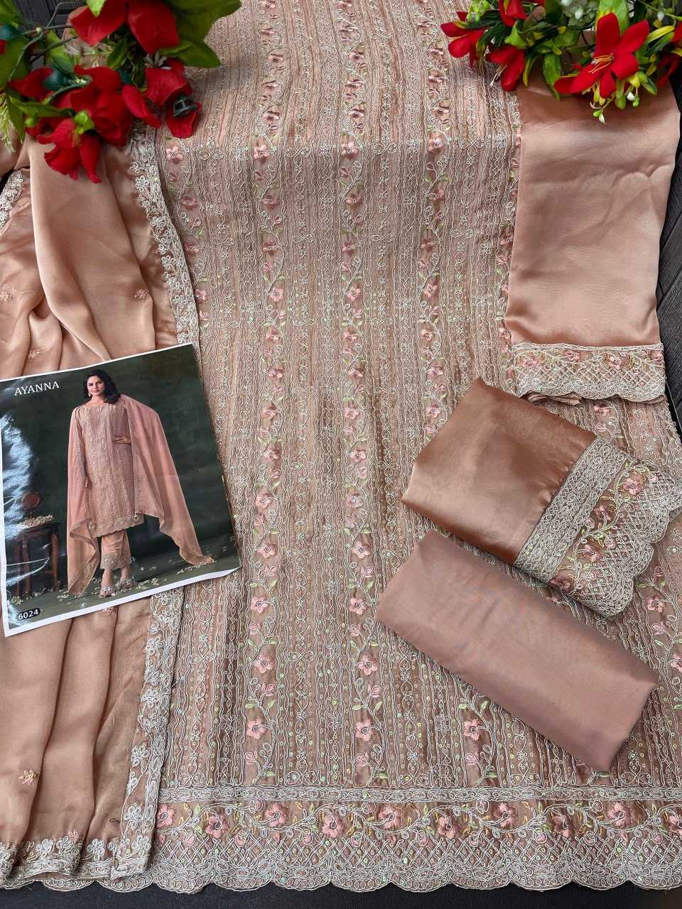 Ynf Rangoli Silk KESH504 6021 Suits & Dresses Wholesale Ladies Suits Party wear suits Embroidered Suits Manufacturer
