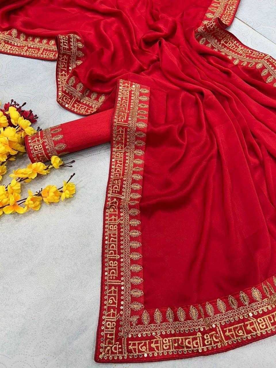 Ynf Rangoli Silk RIN134 0165 Silk Sarees Wedding Collections Festive Collections Wholesale Soft Silk Sarees Embroidered Silk Sarees Red Silk Sarees Manufacturer