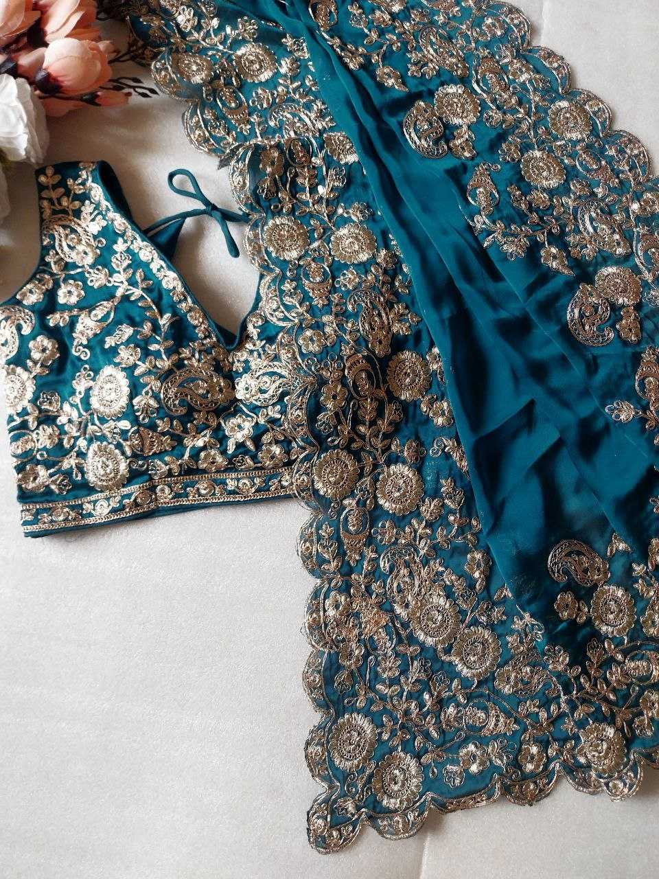 Ynf Rangoli Silk RIN171 delicately Sarees Wholesale Party Wear Sarees Sarees With Blouse Manufacturer