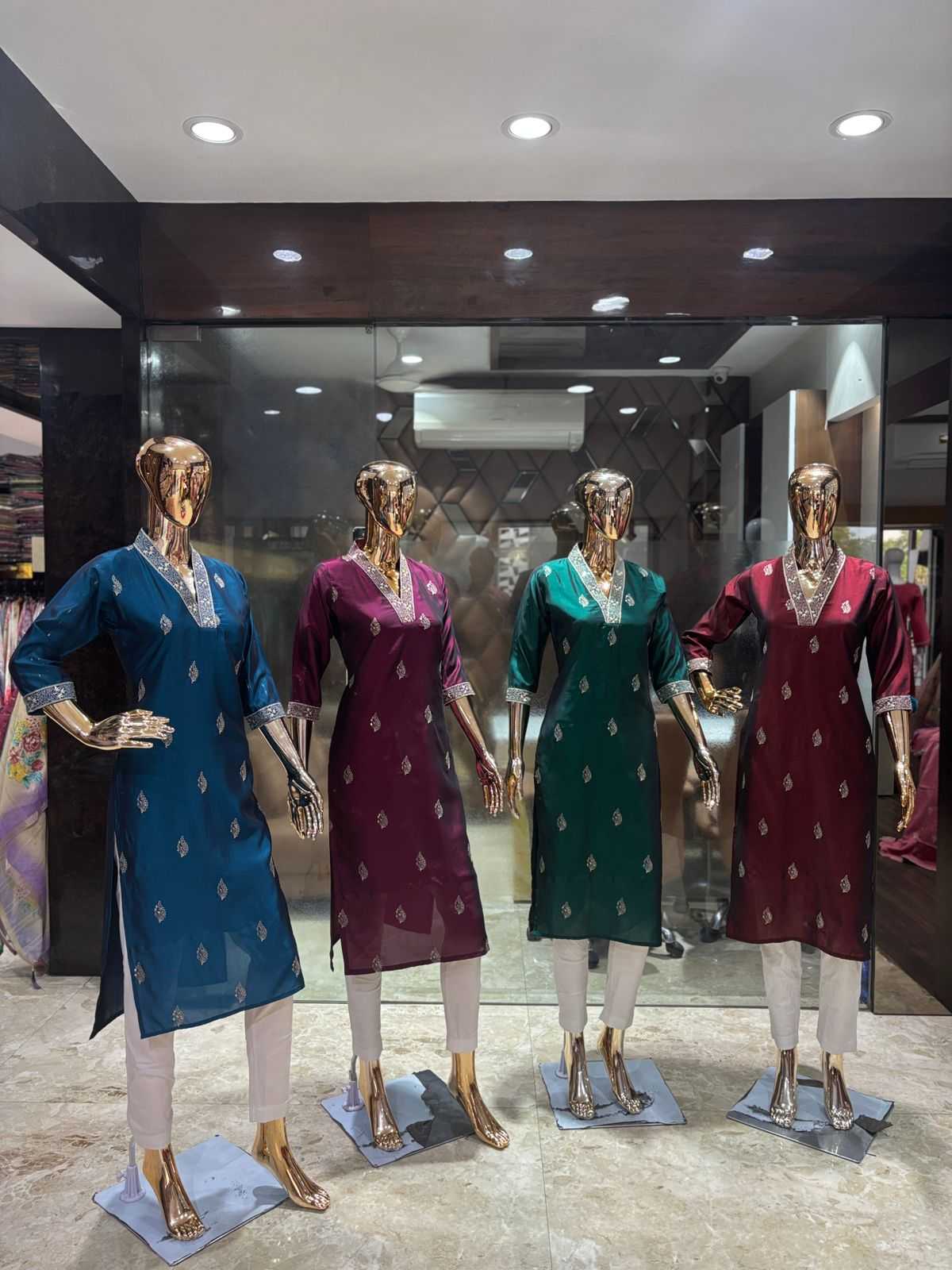 Ynf Rangoli Silk RIN190 AANCHI-PRACHI Setwise Collections Wholesale Kurtis Catalogs Manufacturer