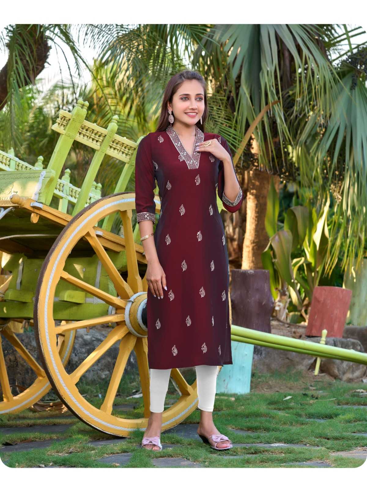 Ynf Rangoli Silk RIN190 AANCHI-PRACHI Setwise Collections Wholesale Kurtis Catalogs Manufacturer