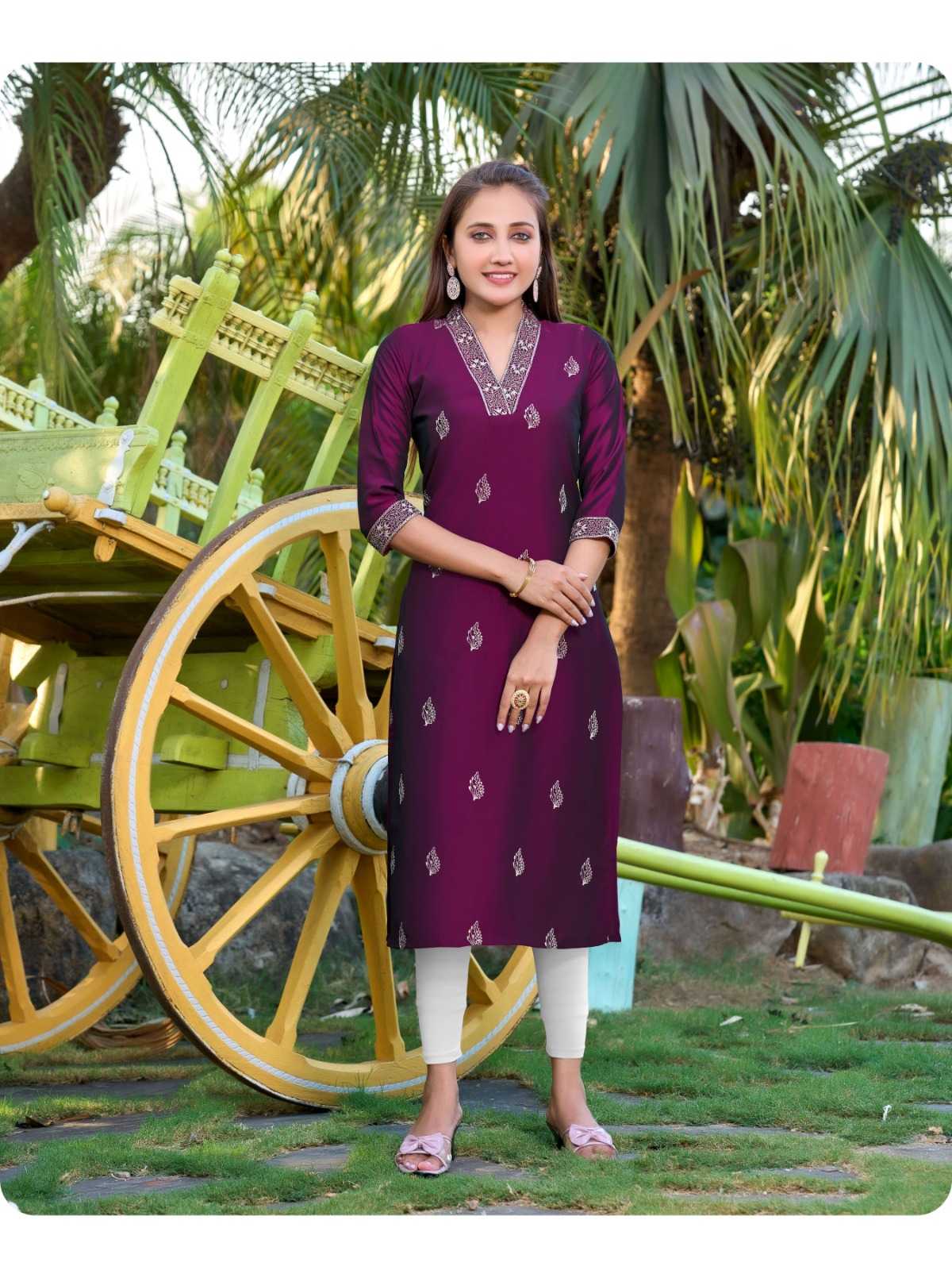 Ynf Rangoli Silk RIN190 AANCHI-PRACHI Setwise Collections Wholesale Kurtis Catalogs Manufacturer