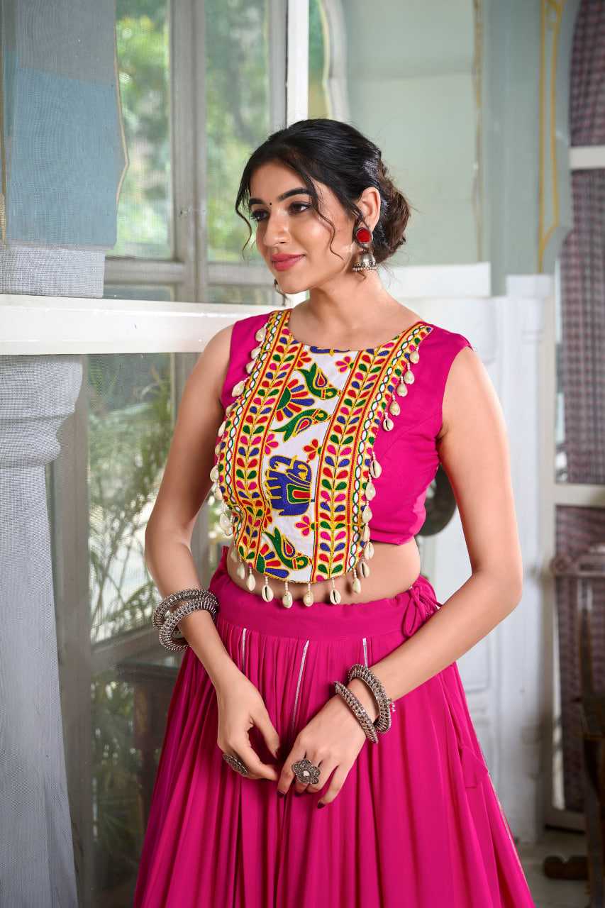 Ynf Rayon KESH134 1616 Lehengas Wedding Collections Festive Collections Wholesale Gota Patti Lehenga Lehenga With Blouse Navratri Chaniya Choli Manufacturer