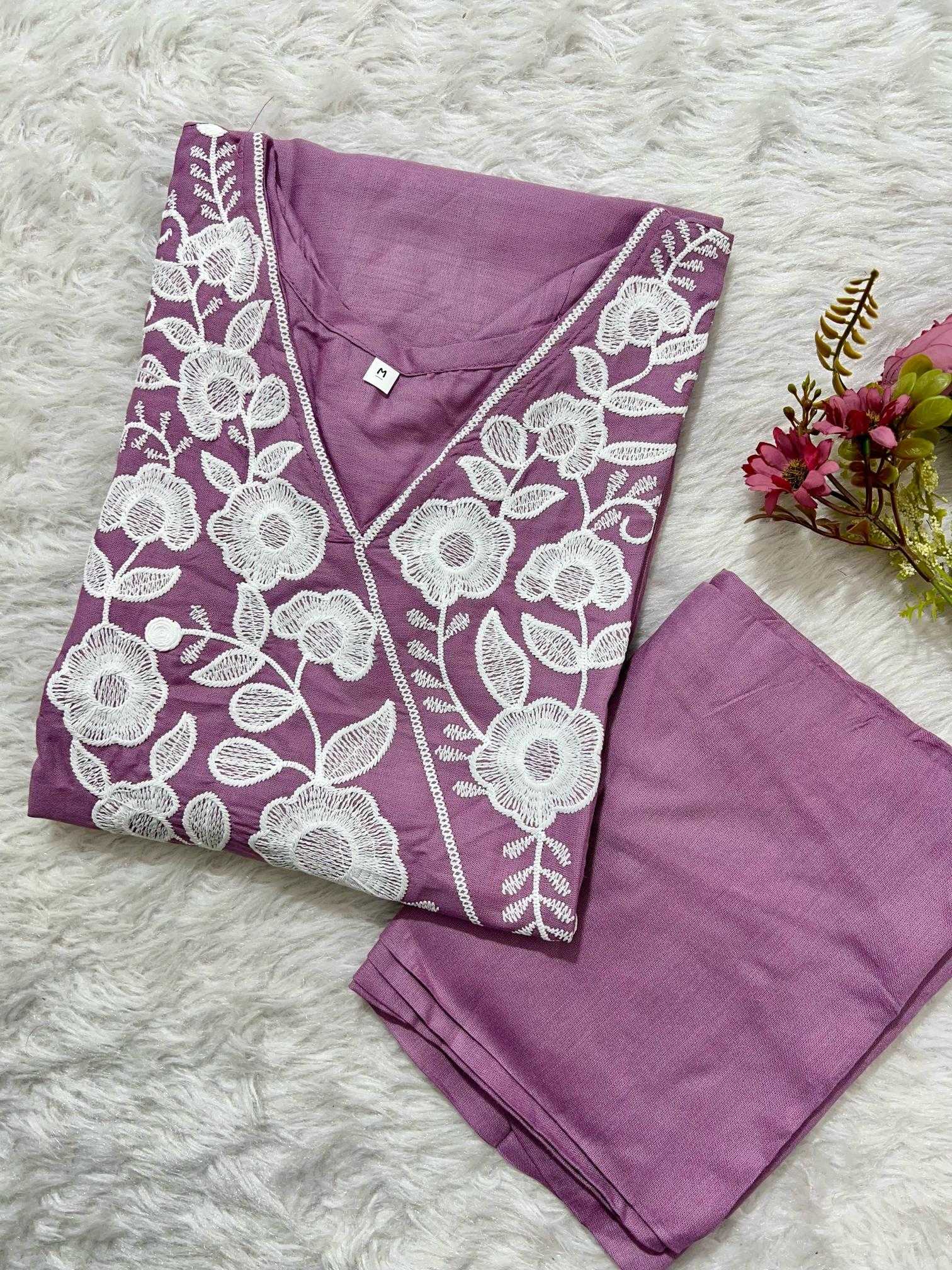 Ynf Rayon KESH502 1008 Kurti Wholesale Designer Kurtis Embroidered Kurtis Kurti With Pants Manufacturer