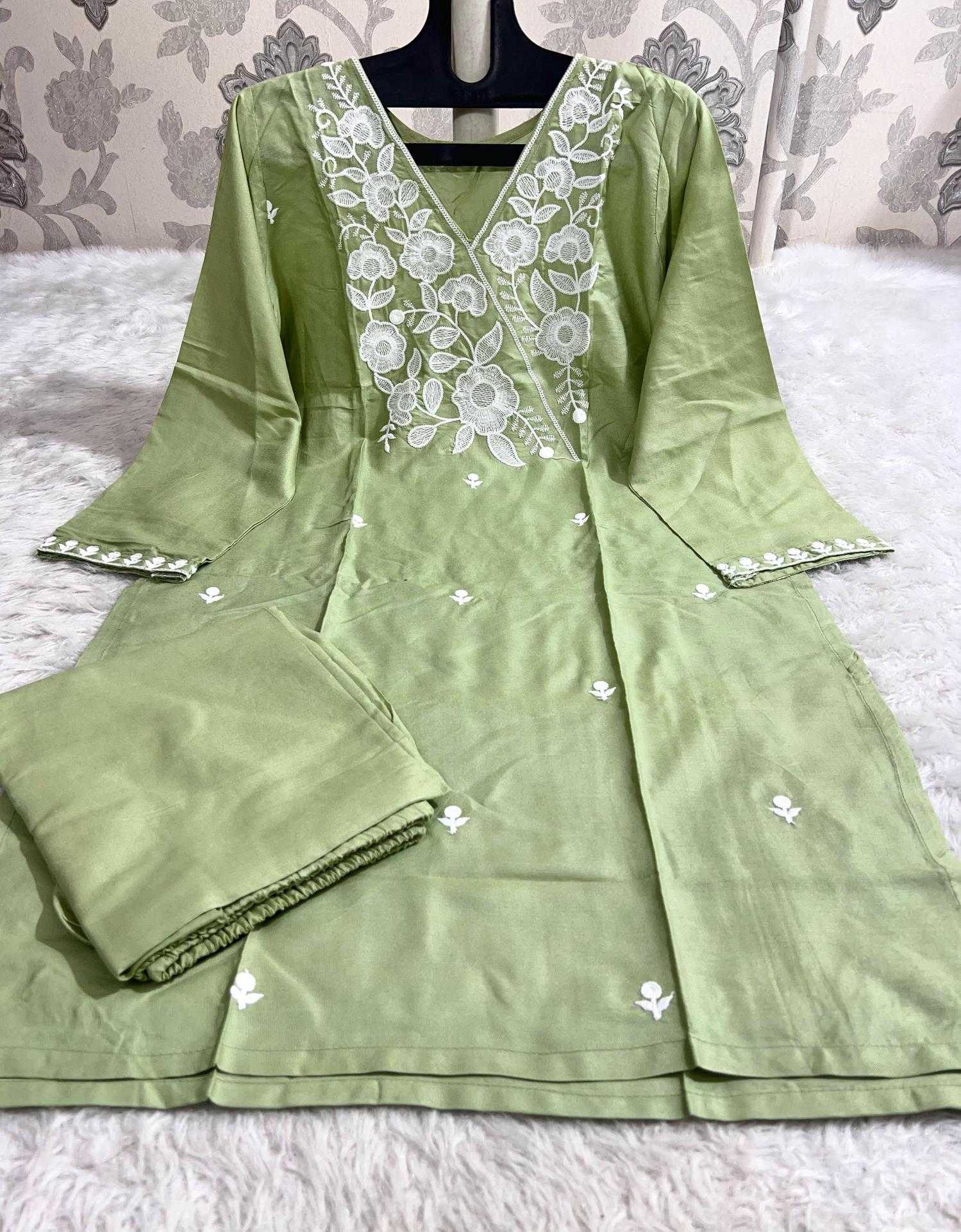 Ynf Rayon KESH502 1008 Kurti Wholesale Designer Kurtis Embroidered Kurtis Kurti With Pants Manufacturer