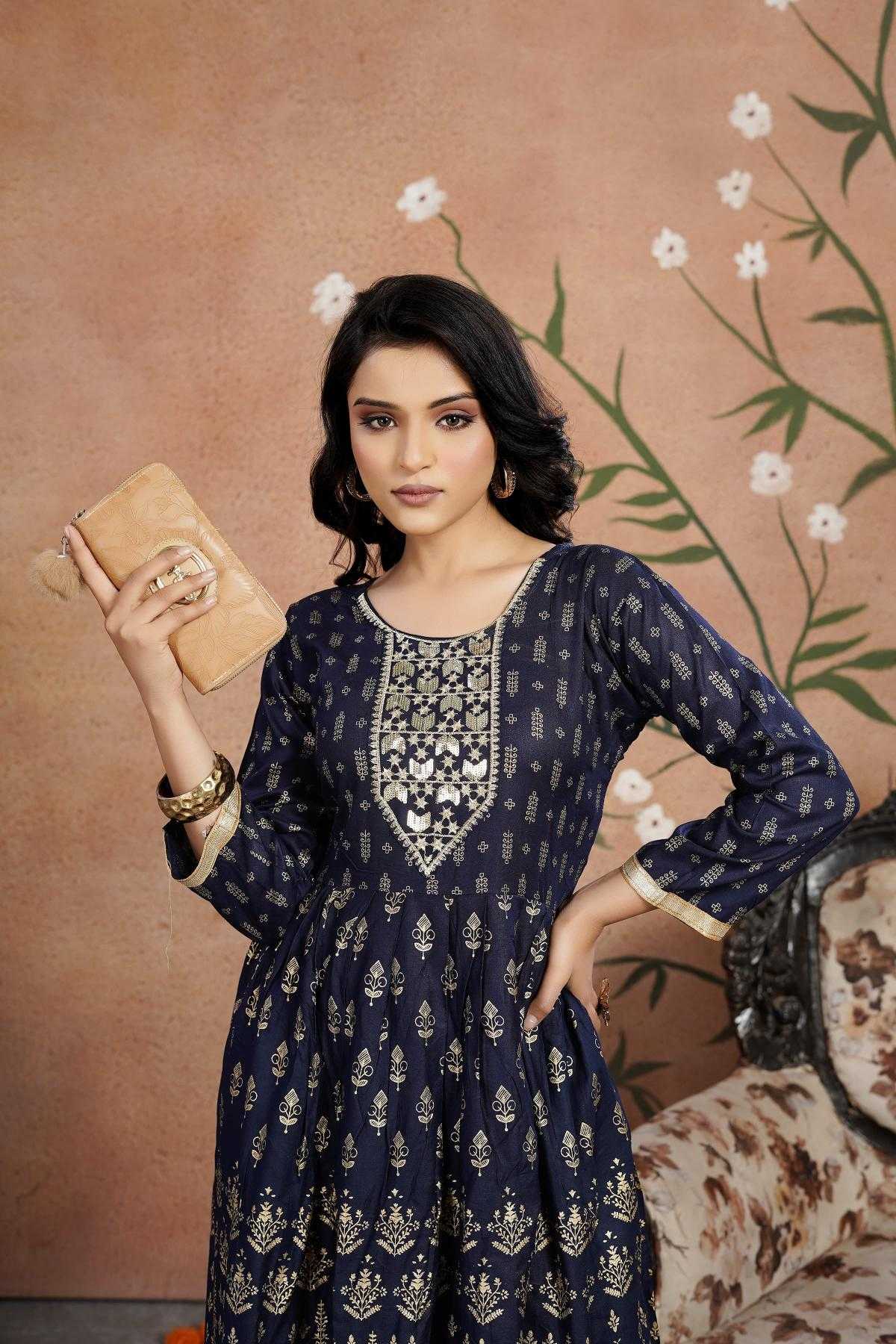 Ynf Rayon KESH502 style Gowns Wholesale Embroidery Gowns Wedding Gown Designer Gowns Manufacturer