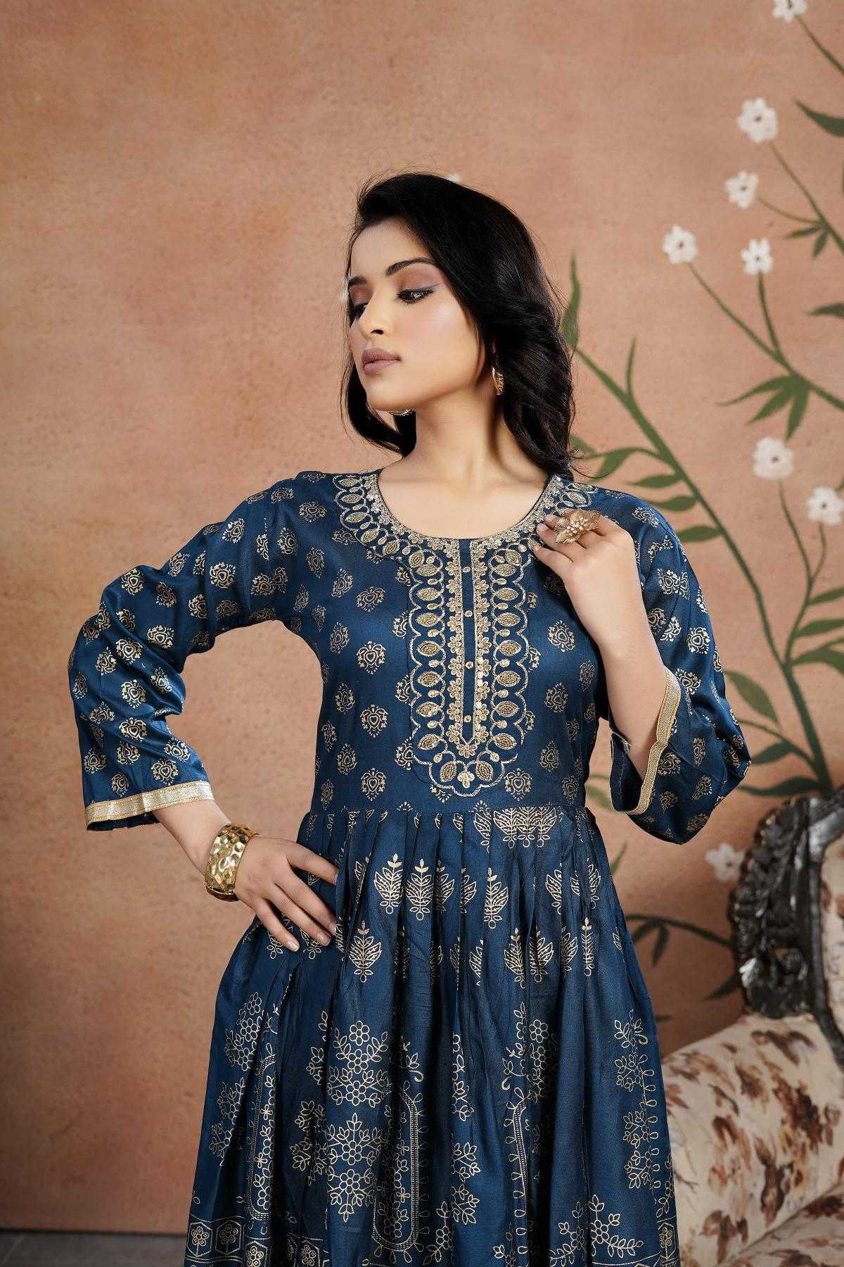 Ynf Rayon KESH502 style Gowns Wholesale Embroidery Gowns Wedding Gown Designer Gowns Manufacturer