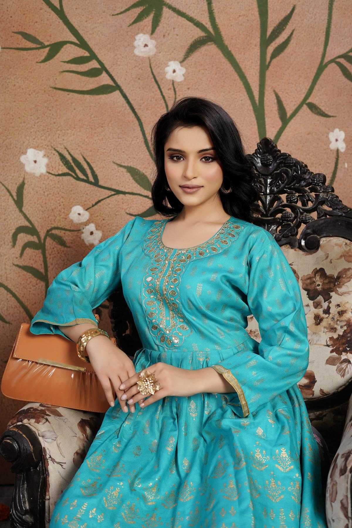 Ynf Rayon KESH502 style Gowns Wholesale Embroidery Gowns Wedding Gown Designer Gowns Manufacturer