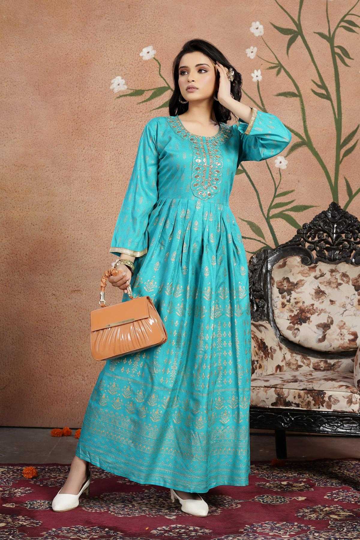 Ynf Rayon KESH502 style Gowns Wholesale Embroidery Gowns Wedding Gown Designer Gowns Manufacturer