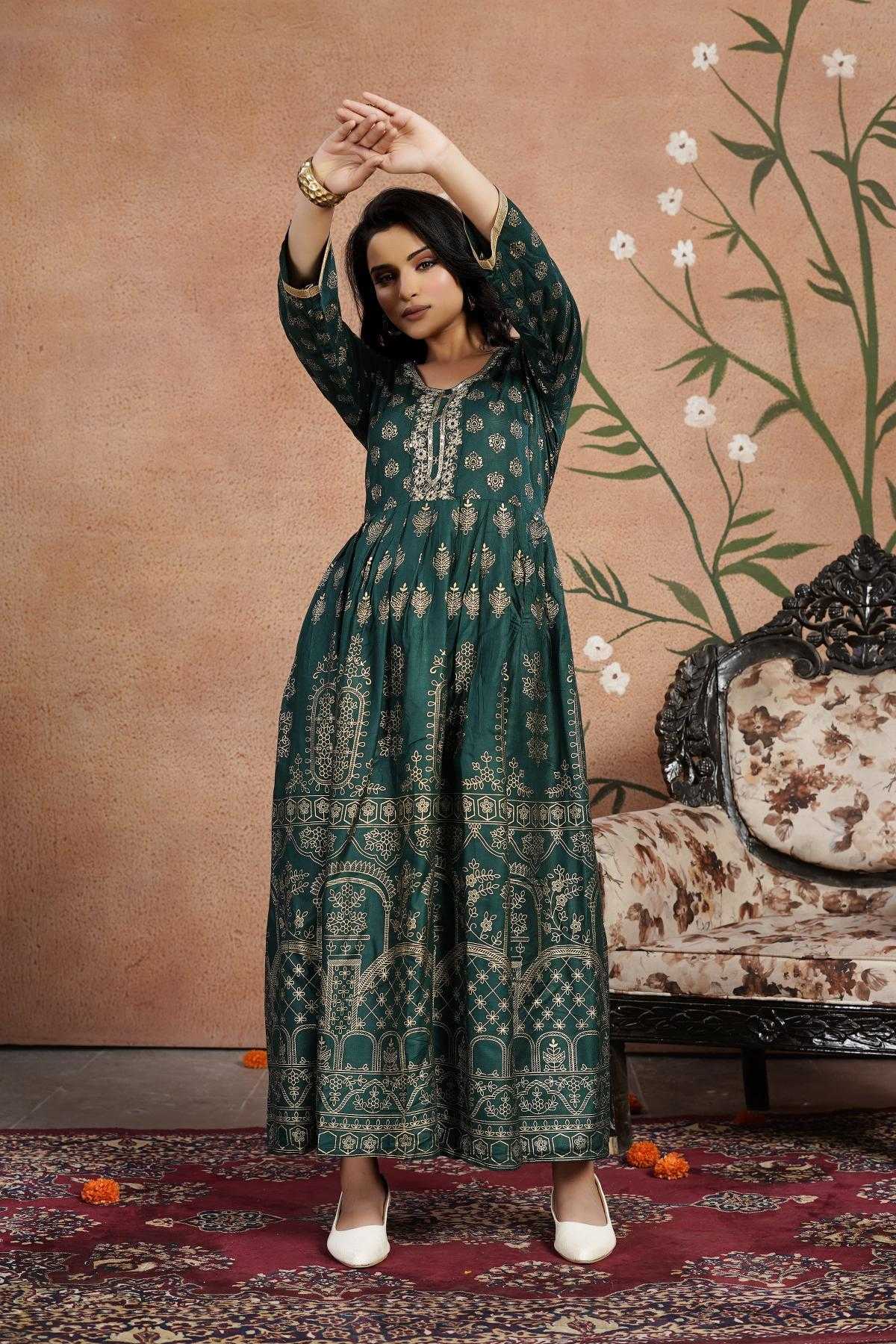 Ynf Rayon KESH502 style Gowns Wholesale Embroidery Gowns Wedding Gown Designer Gowns Manufacturer