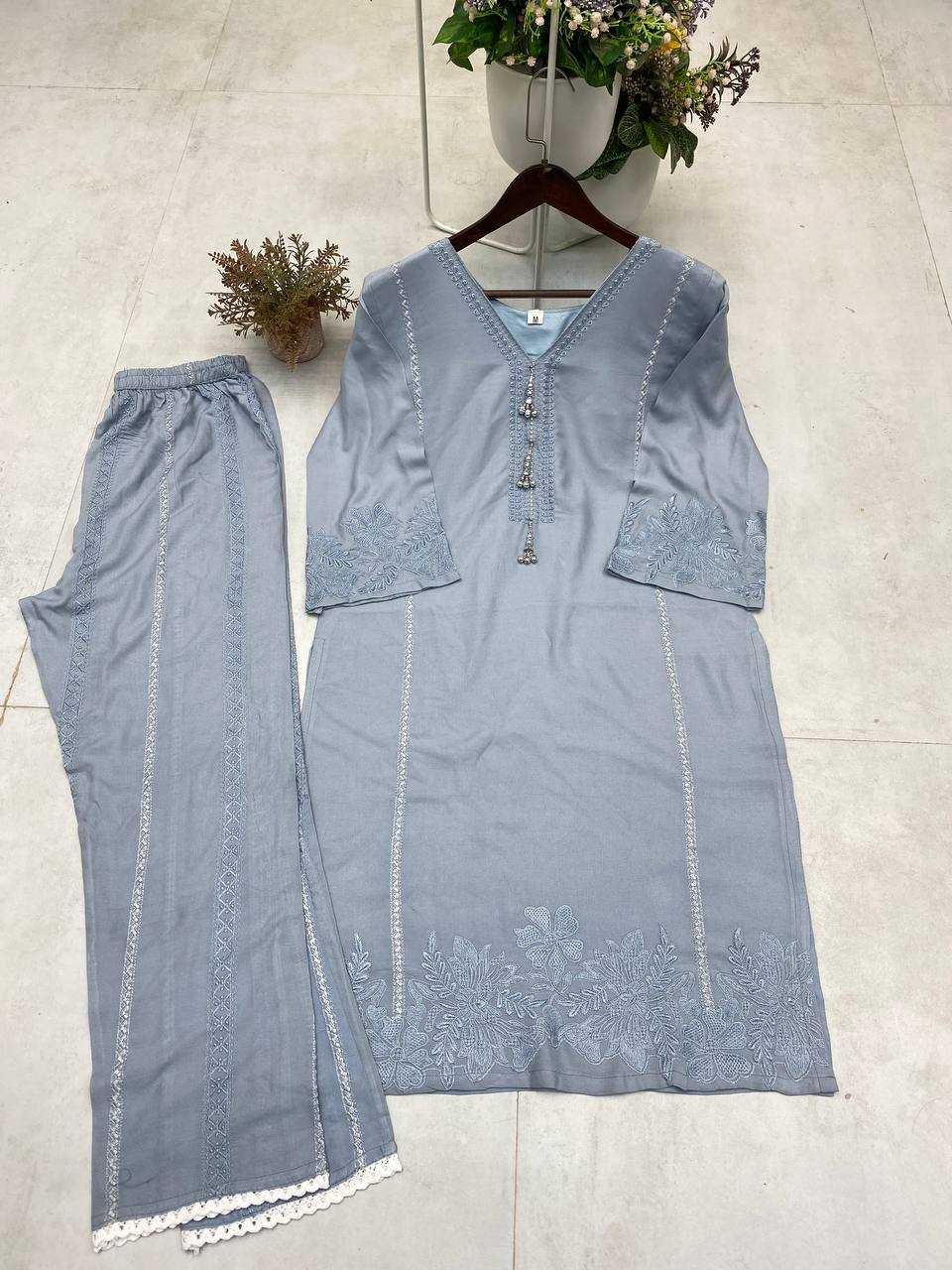 Ynf Rayon RIN110 357 Suits & Dresses Wholesale Ladies Suits Embroidery Suits Designer Suits Manufacturer