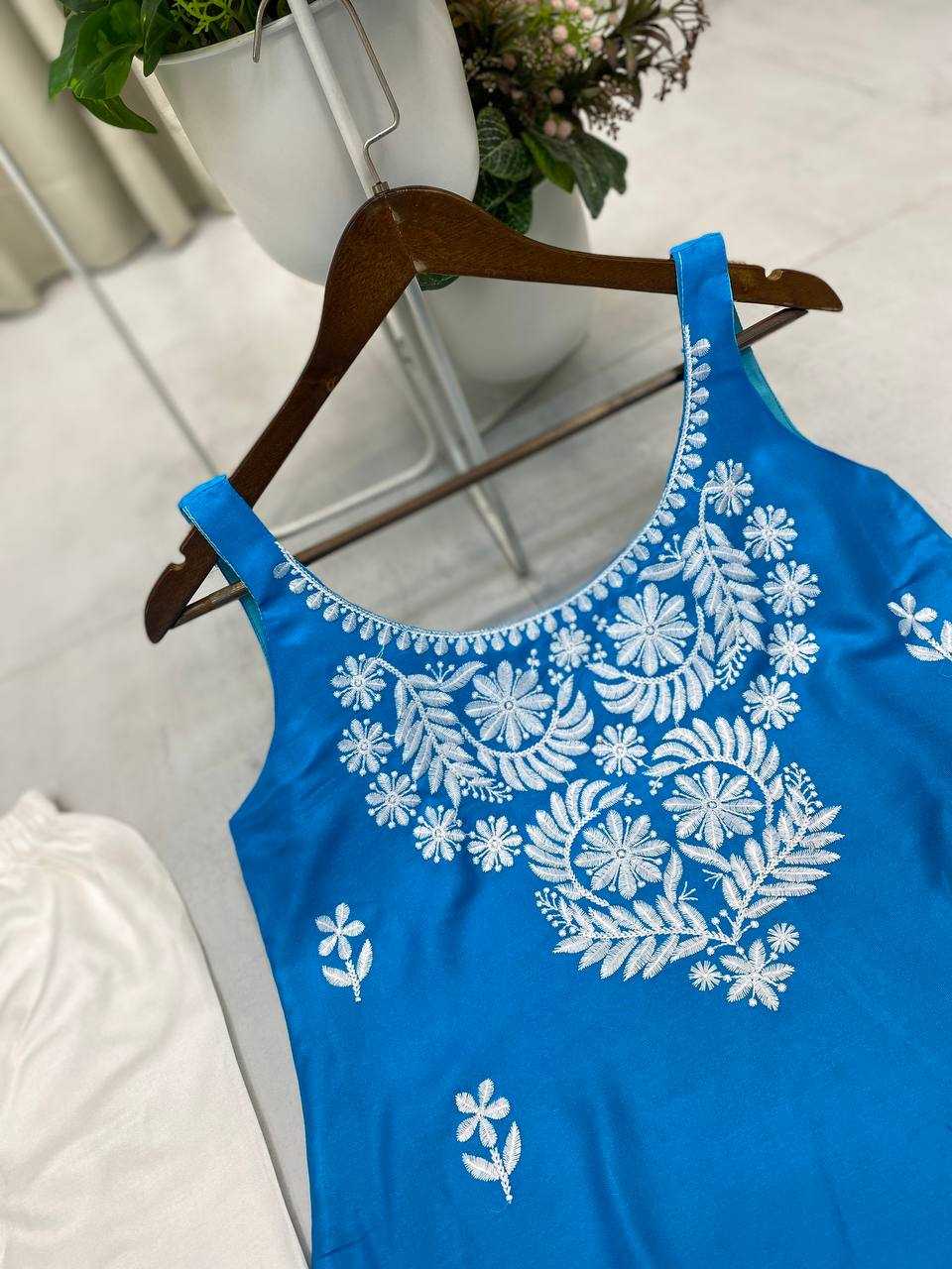 Ynf Rayon RIN110 364 Suits & Dresses Western Wears Festive Collections Wholesale Palazzo Suit Casual Dresses Embroidered Dresses Manufacturer
