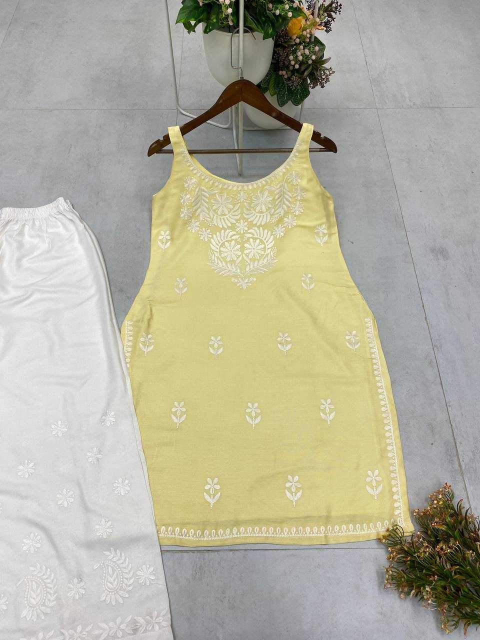 Ynf Rayon RIN110 364 Suits & Dresses Western Wears Festive Collections Wholesale Palazzo Suit Casual Dresses Embroidered Dresses Manufacturer