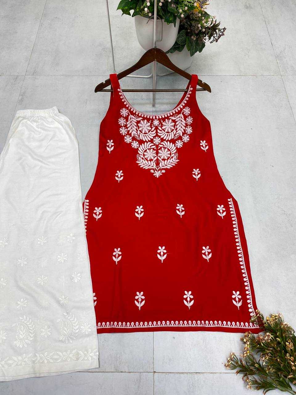 Ynf Rayon RIN110 364 Suits & Dresses Western Wears Festive Collections Wholesale Palazzo Suit Casual Dresses Embroidered Dresses Manufacturer